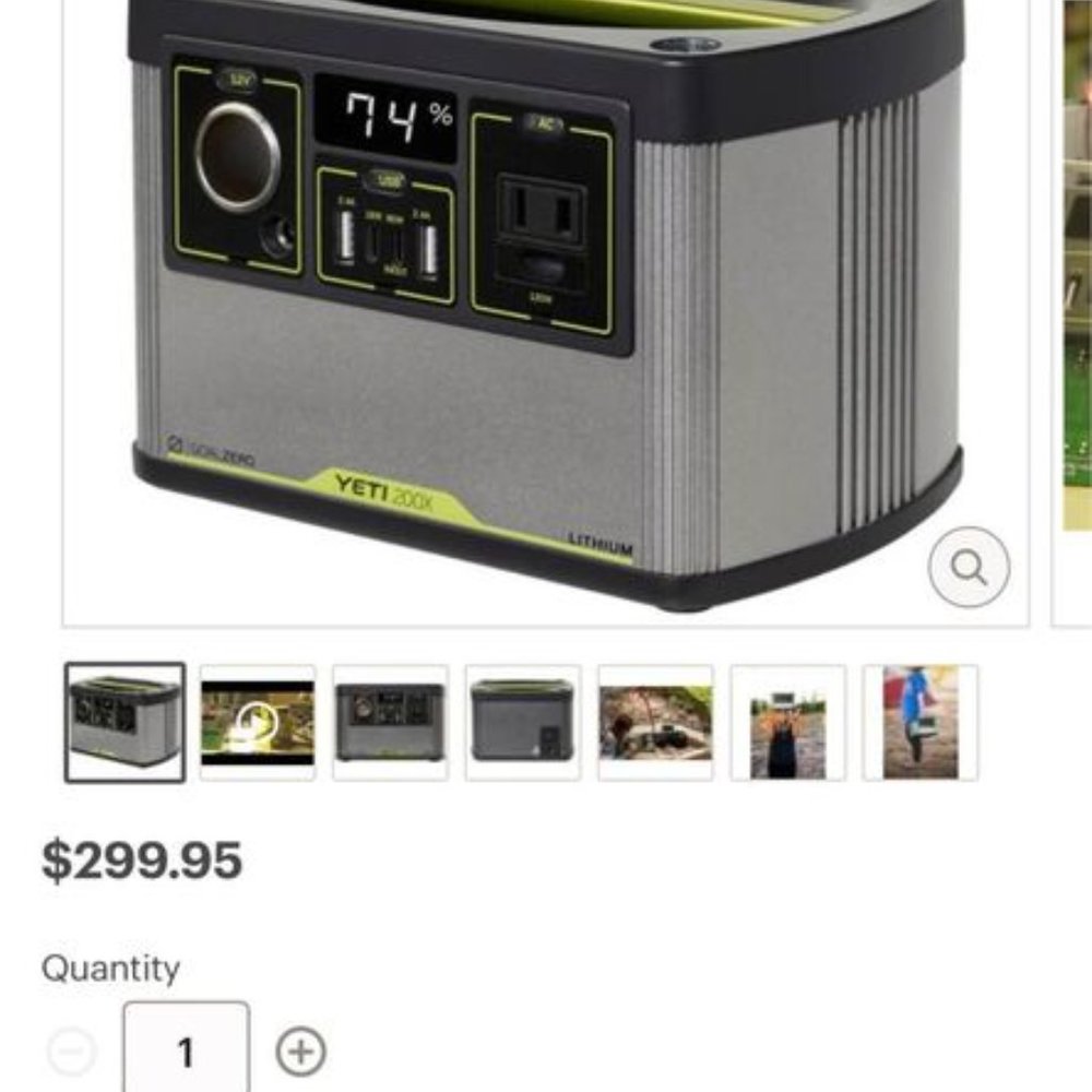 Goal Zero Yeti Lithium 200X Portable Power Station - Picture 3 of 11